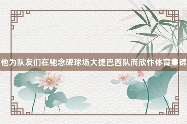 他为队友们在驰念碑球场大捷巴西队而欣忭体育集锦