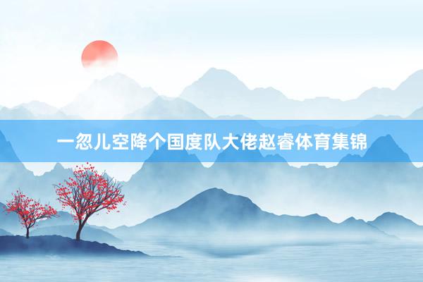 一忽儿空降个国度队大佬赵睿体育集锦