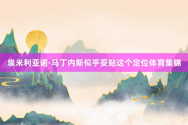 埃米利亚诺·马丁内斯似乎妥贴这个定位体育集锦