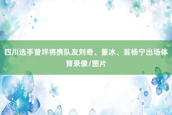 四川选手曾坪将携队友刘奇、董冰、翁杨宁出场体育录像/图片