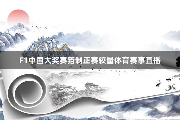 F1中国大奖赛箝制正赛较量体育赛事直播