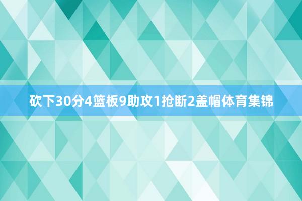 砍下30分4篮板9助攻1抢断2盖帽体育集锦