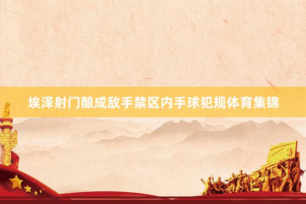 埃泽射门酿成敌手禁区内手球犯规体育集锦